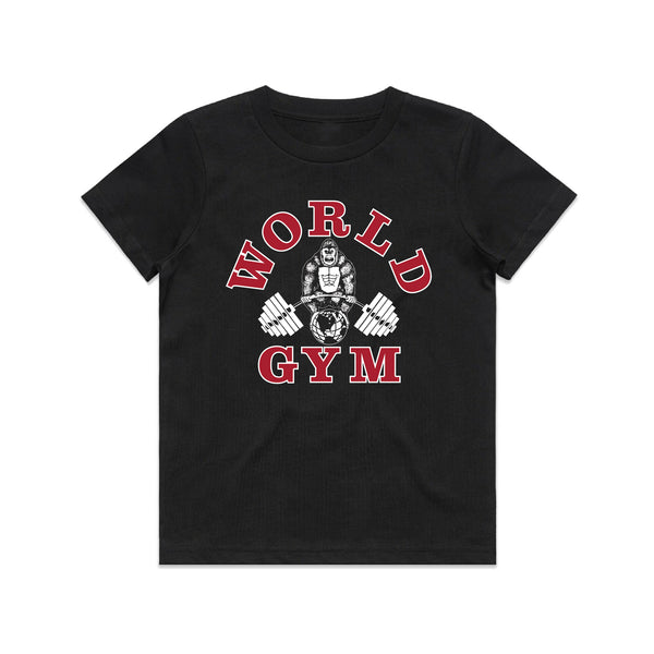 Kids World Gym T-Shirt Black