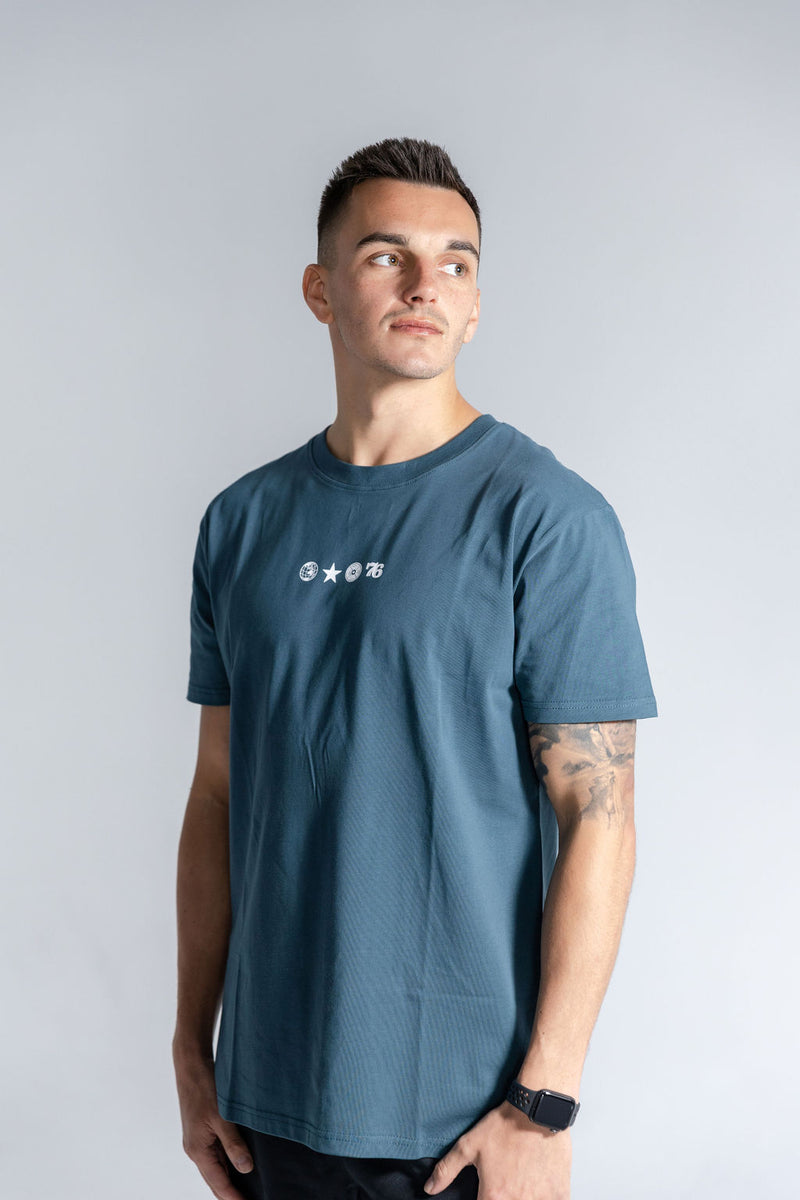 Renown Standard Fit Shirt Teal/White