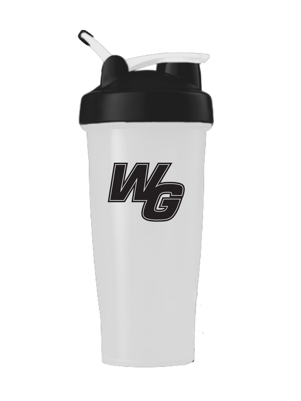 600ML SHAKER WHITE/BLACK